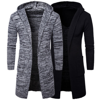 Fall Knitting Cardigan Coats for Men
