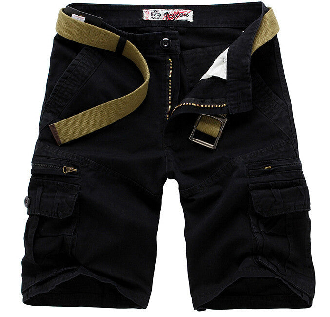 Plus Sizes Cotton Cropped Short Pants for Men