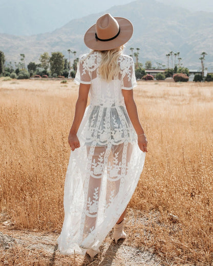 Sexy Lace Summer Beach Bikini Cover Ups
