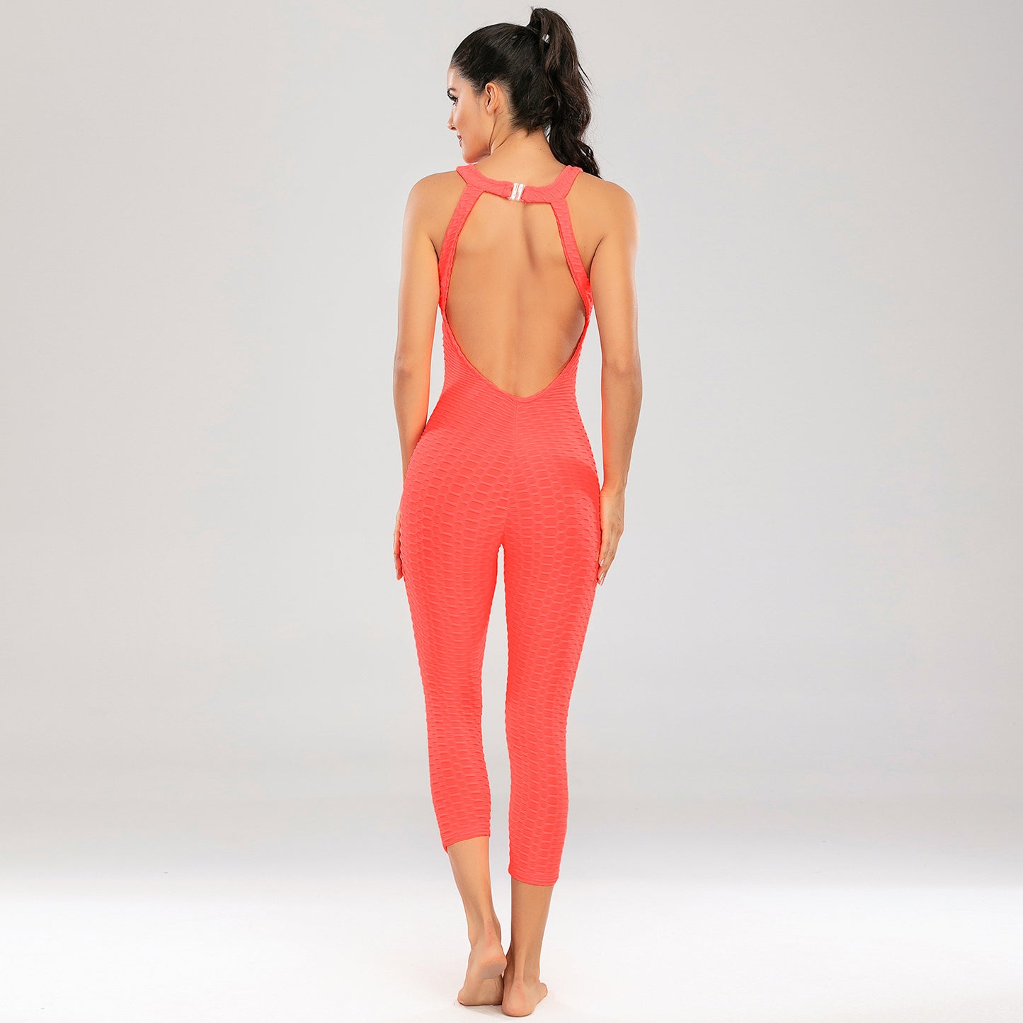 Sexy Elastic Exercising Yoga Jumpsuits for Women