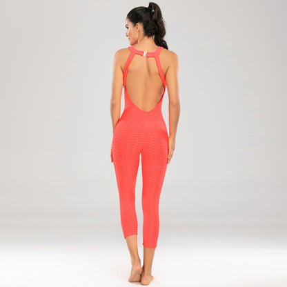 Sexy Elastic Exercising Yoga Jumpsuits for Women