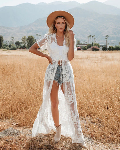 Sexy Lace Summer Beach Bikini Cover Ups