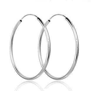 Sterling Silver Hoop Earrings for Women