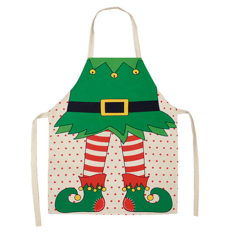 Merry Christmas Cartoon Design Aprons