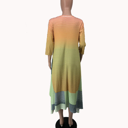 Casual Vintage Women Plus Sizes Mini Length Dresses