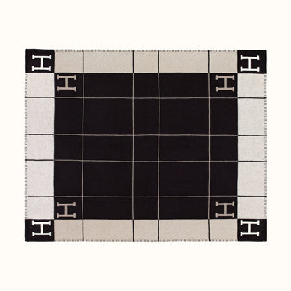 H Letter Design Wool Warm Thick Blanket-7-135*170CM-Free Shipping at meselling99
