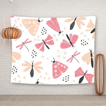3D Butterfly Print Home Decorative Hanging Wall Tapestry