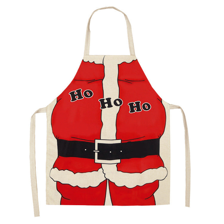 Merry Christmas Cartoon Design Aprons