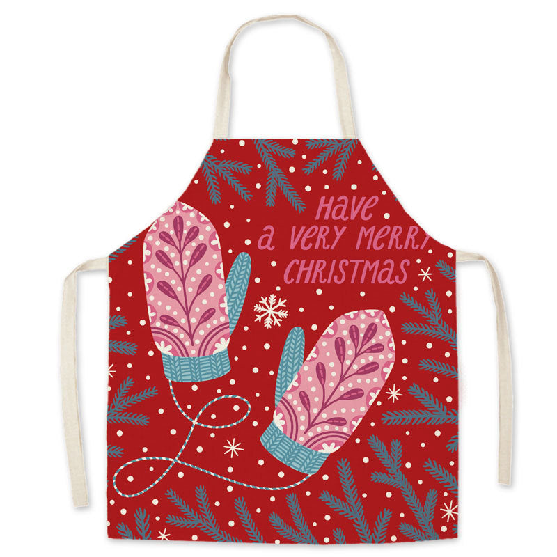 Merry Christmas Parent and Kids Linen Arpons