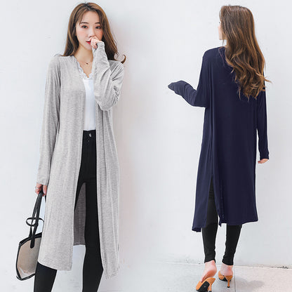 Simple Design Sun Proof Long Sleeves Women Tops