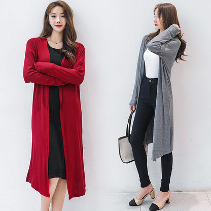 Simple Design Sun Proof Long Sleeves Women Tops