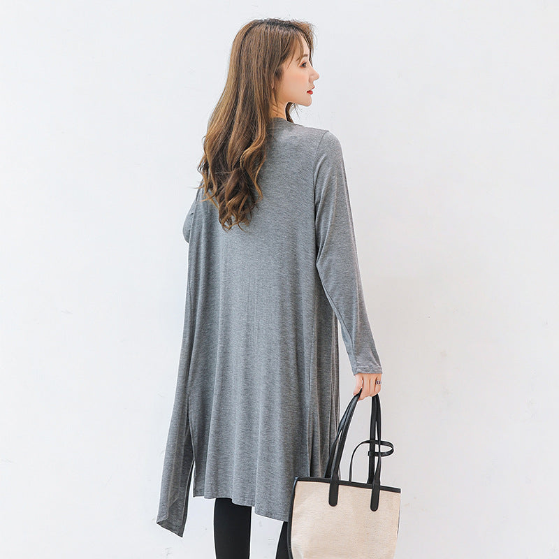 Simple Design Sun Proof Long Sleeves Women Tops
