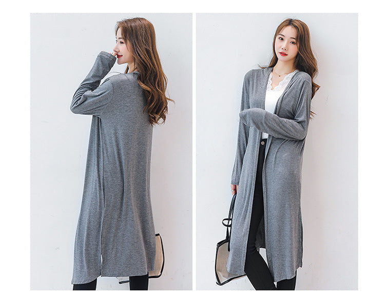 Simple Design Sun Proof Long Sleeves Women Tops