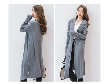 Simple Design Sun Proof Long Sleeves Women Tops