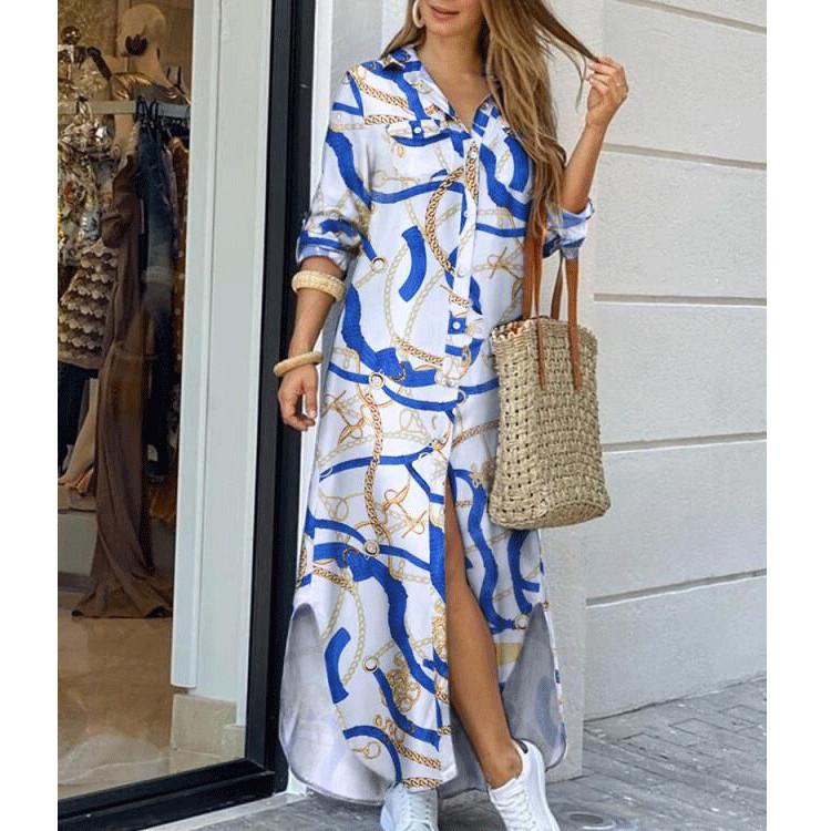 Leisure Fashion T Shirt Long Dresses-STYLEGOING