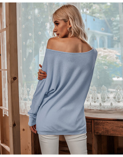 Sexy Off The Shoulder Batwing Women Blouses for Women