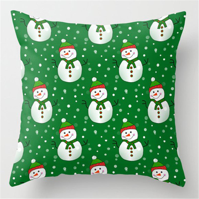 5pcs/package Christmas Green Pillow Case