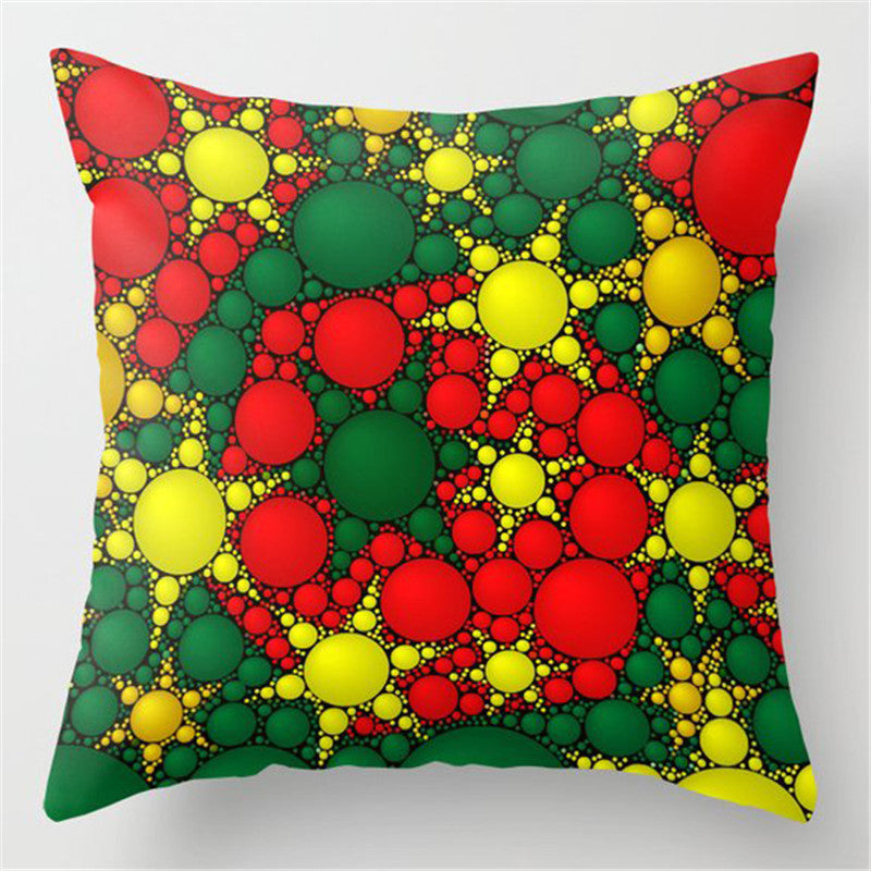 5pcs/package Christmas Green Pillow Case