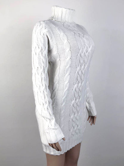 Vintage Turtleneck Knitted Pullover Sweaters