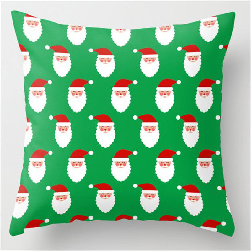 5pcs/package Christmas Green Pillow Case
