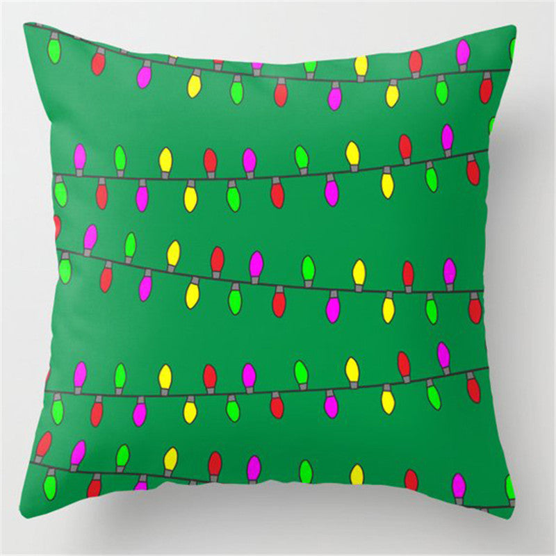 5pcs/package Christmas Green Pillow Case