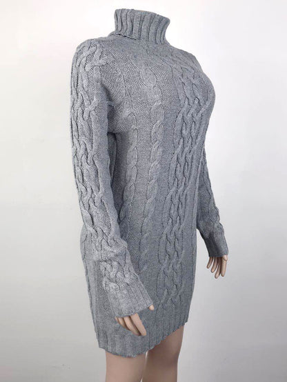 Vintage Turtleneck Knitted Pullover Sweaters