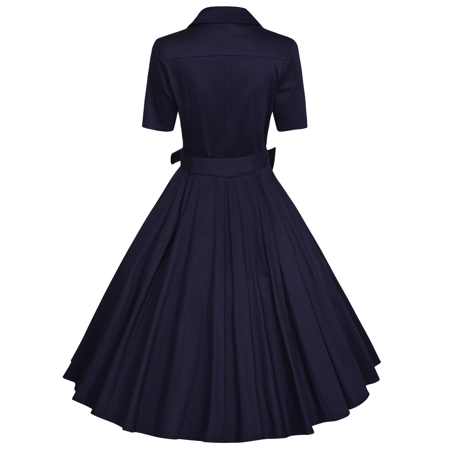 Elegant Cotton Short Sleeves Dresses