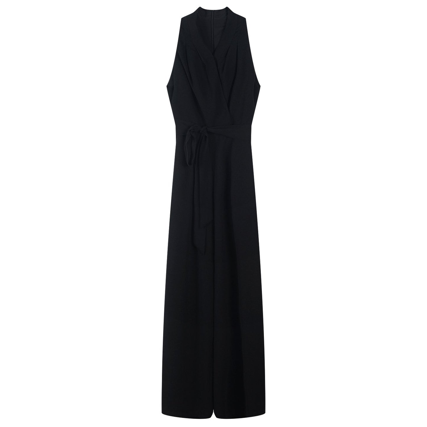 Classy V Neck Sleeveless Halter Women Jumsuits-STYLEGOING