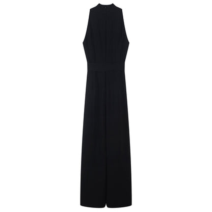 Classy V Neck Sleeveless Halter Women Jumsuits-STYLEGOING