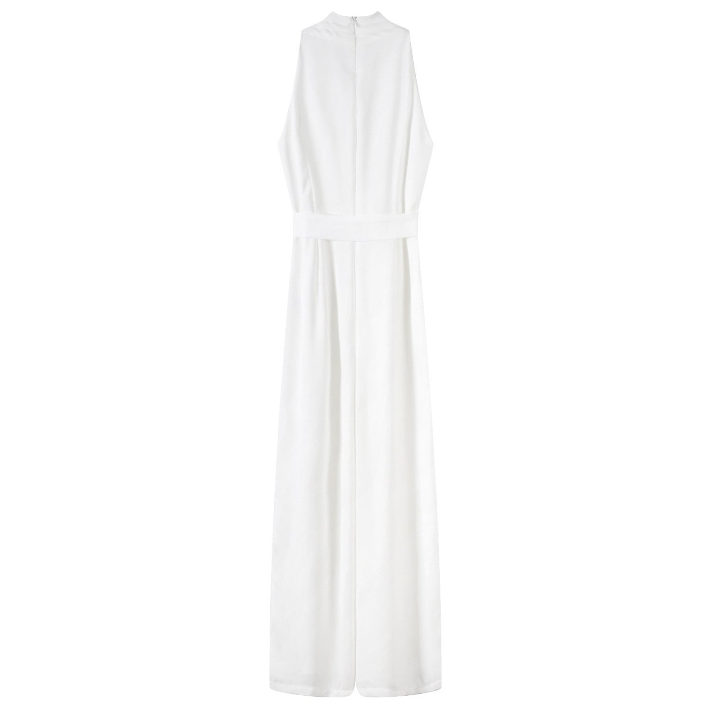 Classy V Neck Sleeveless Halter Women Jumsuits-STYLEGOING