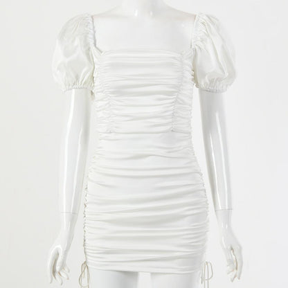 Sexy White Fashon Bodycon Short Mini Dresses
