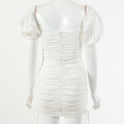 Sexy White Fashon Bodycon Short Mini Dresses