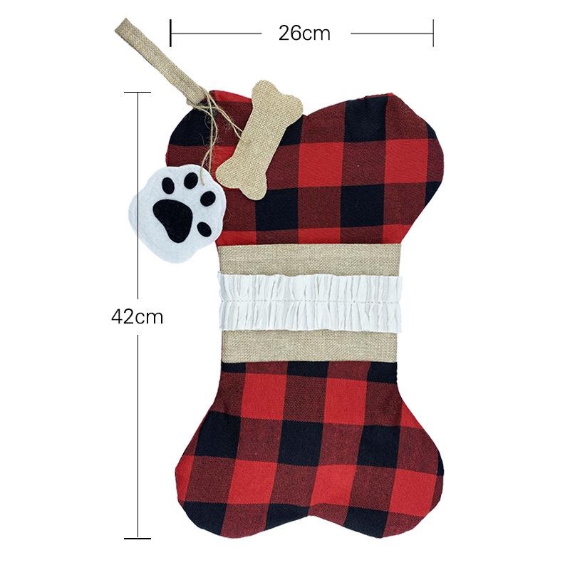 Christmas Bone Shape Gift Bags