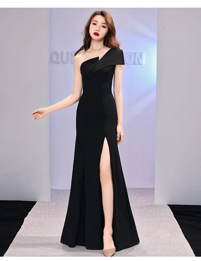 Sexy One Shoulder Evening Party Dresses