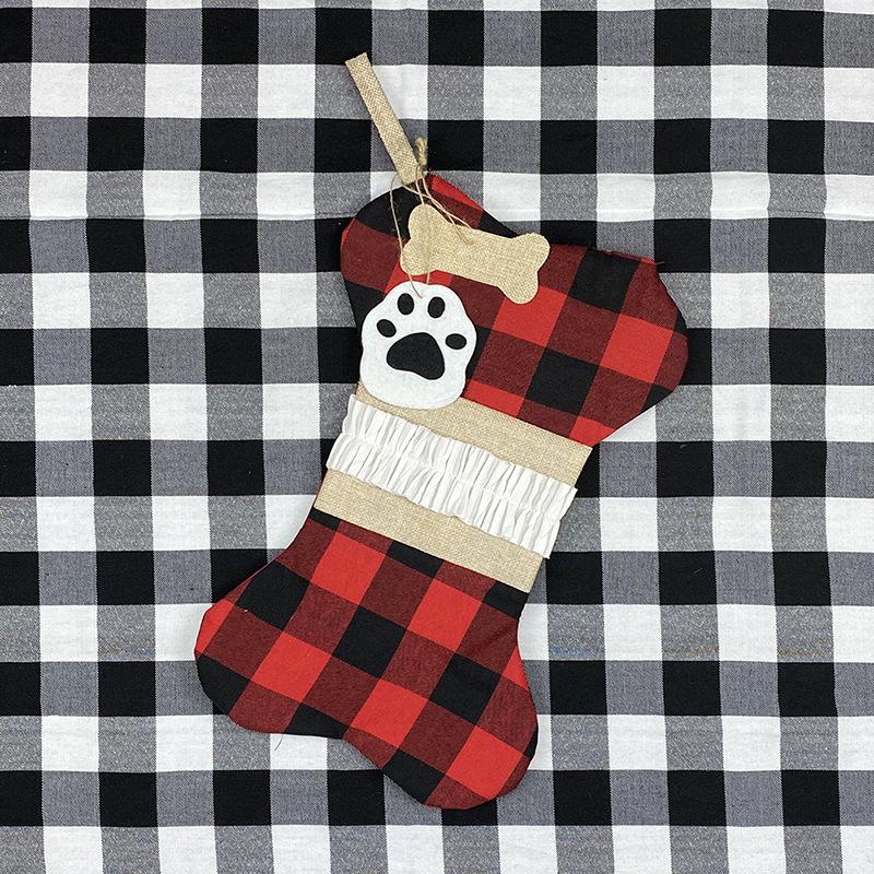 Christmas Bone Shape Gift Bags