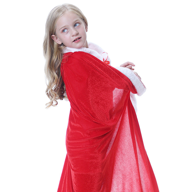 Christmas Red Cloak Cosplay Costume