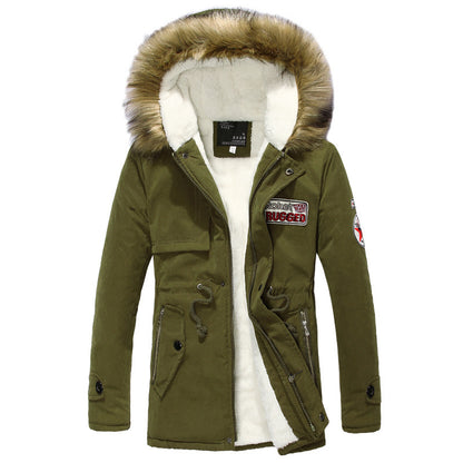 Winter Cotton Hoodies Coats for Men