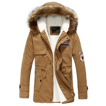 Winter Cotton Hoodies Coats for Men