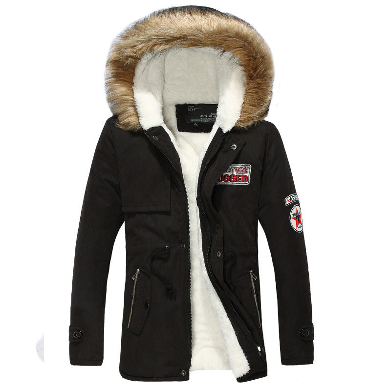 Winter Cotton Hoodies Coats for Men