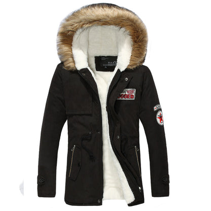 Winter Cotton Hoodies Coats for Men