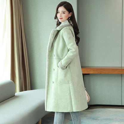 Winter Sherpa Warm Thick Outerwear Overcoats for Women