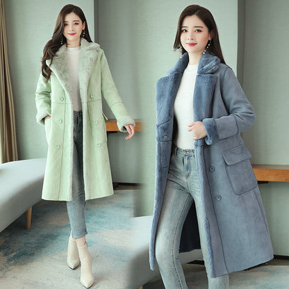 Winter Sherpa Warm Thick Outerwear Overcoats for Women