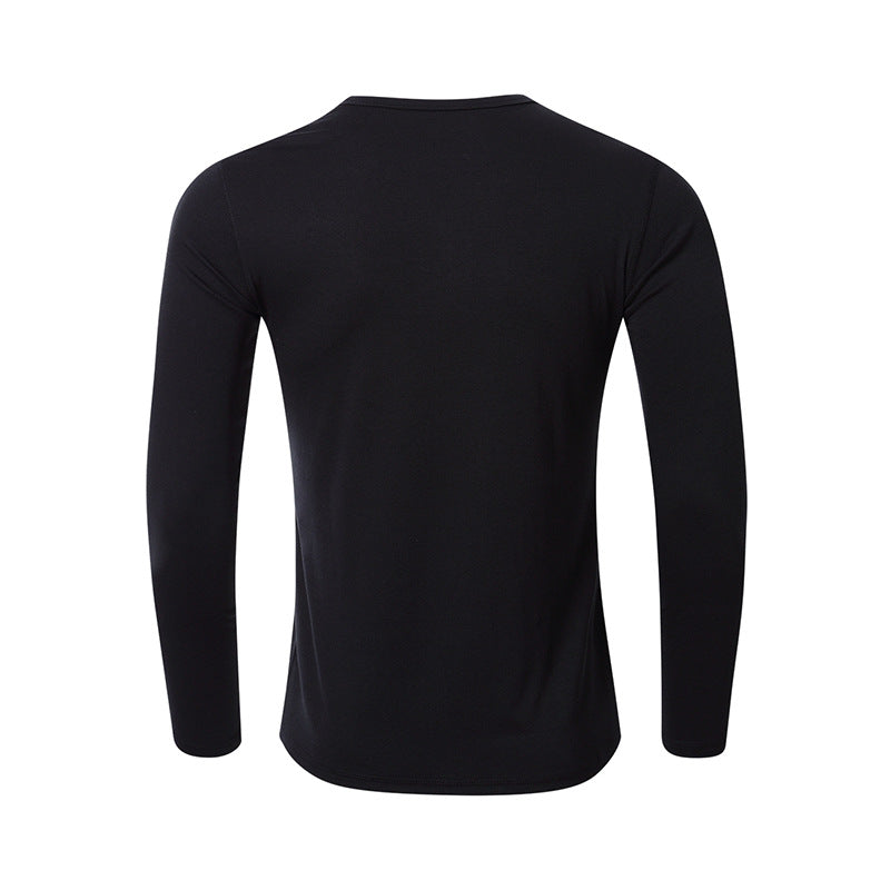 Fall V Neck Long Sleeves T Shirts for Men