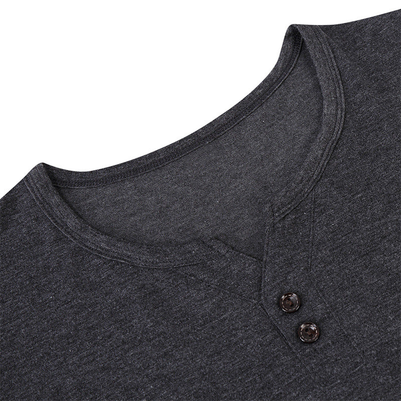 Fall V Neck Long Sleeves T Shirts for Men