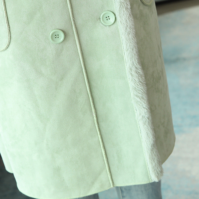 Winter Sherpa Warm Thick Outerwear Overcoats for Women