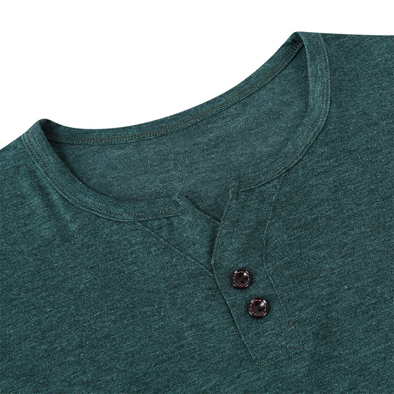 Fall V Neck Long Sleeves T Shirts for Men