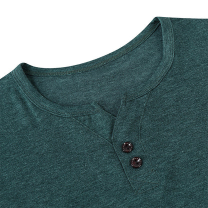 Fall V Neck Long Sleeves T Shirts for Men