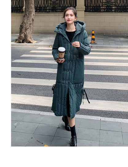 Winter Long Cotton Overcoats for Women