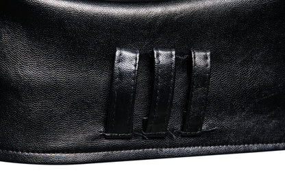 Fall Plus Sizes Pu Leather Jackets for Men