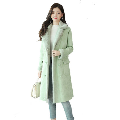 Winter Sherpa Warm Thick Outerwear Overcoats for Women